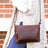 Jack Georges Voyager Mini City Leather Crossbody Jack Georges