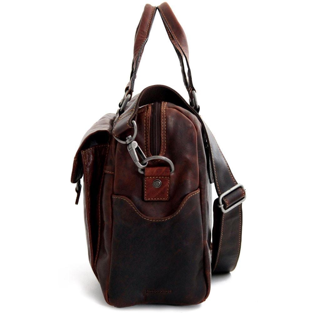 Jack Georges Voyager Top Zip with Front Flap Pocket Assorted Colors