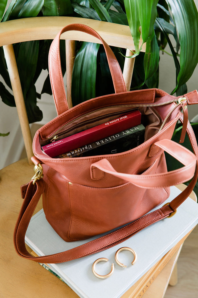 Osgoode Marley Joy Satchel Bag Leather Tote 7053 Osgoode Marley