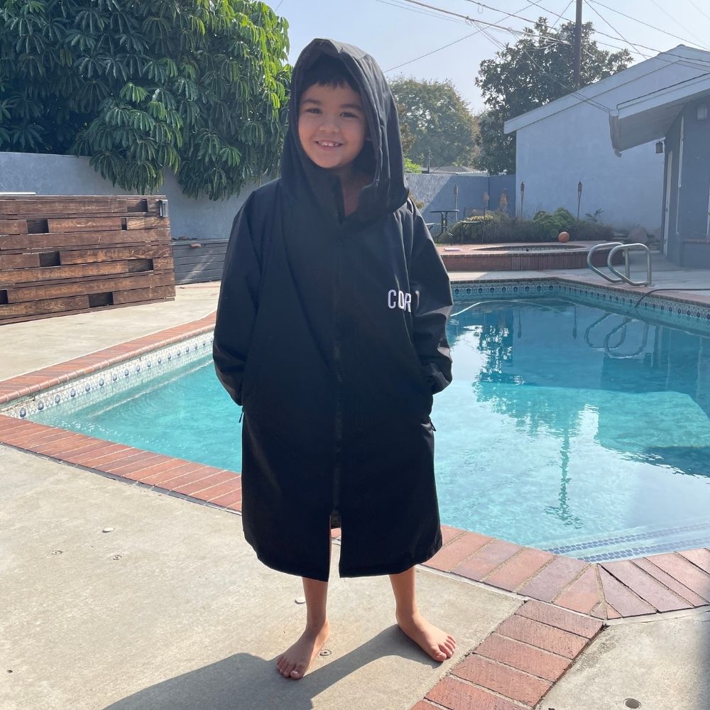 Waterproof Swim Parka | XS-XL (Black) COR Surf