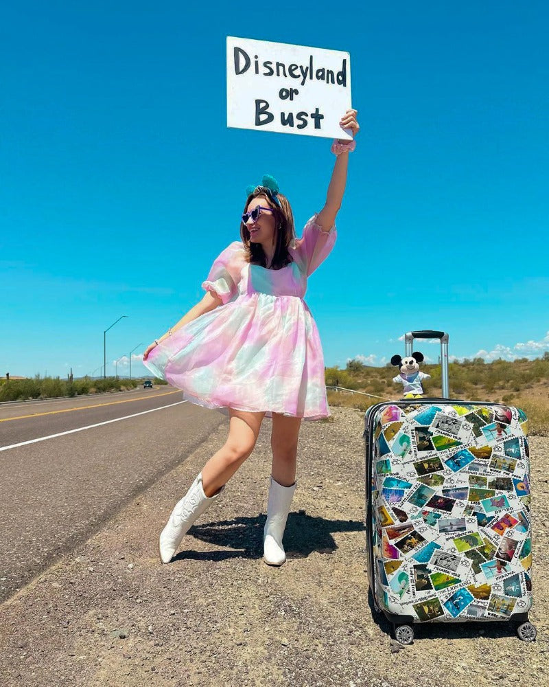 Disney Stamps ABS Hard-sided Spinner 30" Luggage Ful Luggage