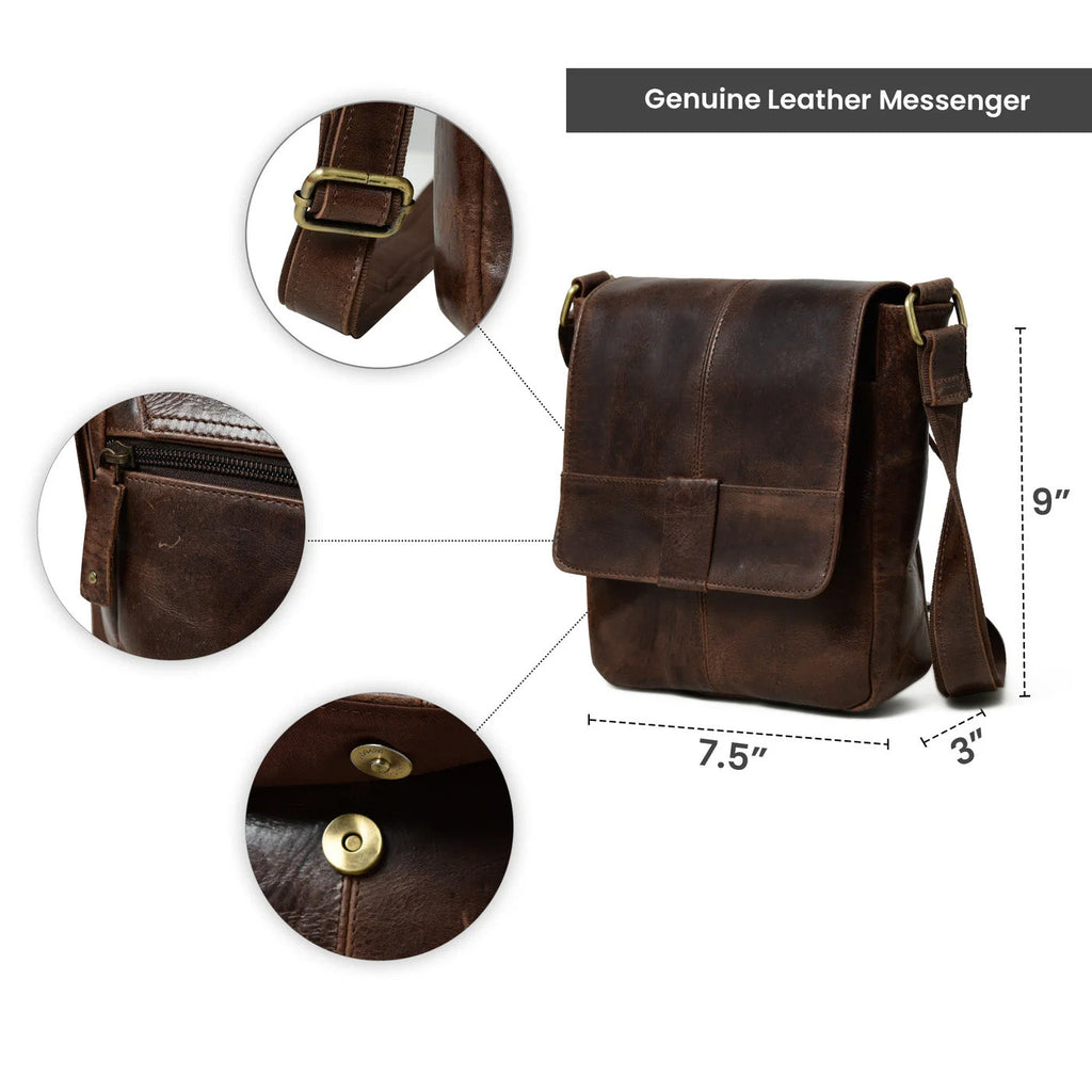 Brown Leather Crossbody Bag Classy Leather Bags