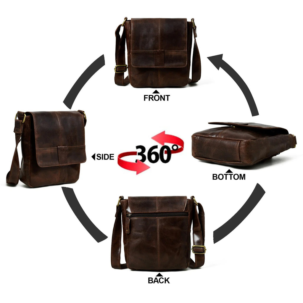 Brown Leather Crossbody Bag Classy Leather Bags