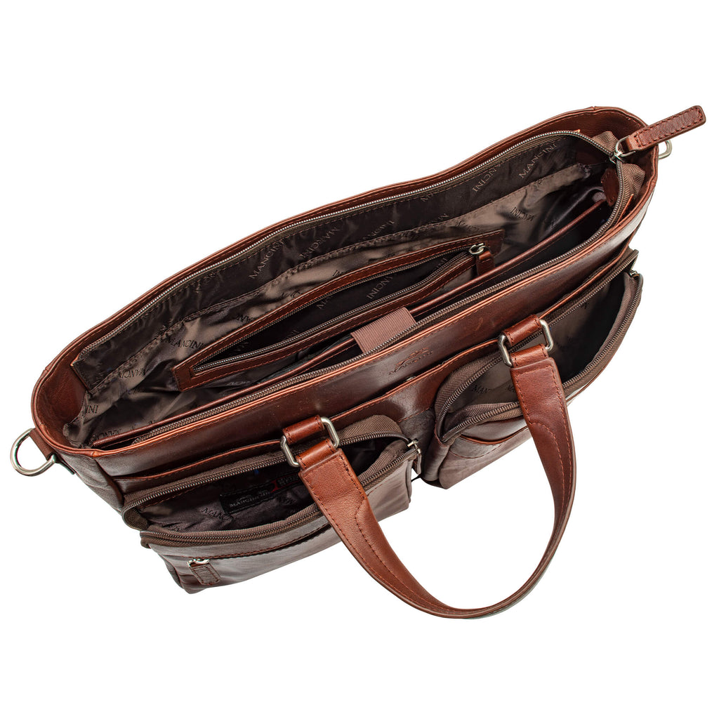 Mancini Buffalo Tote for 14” laptop Mancini