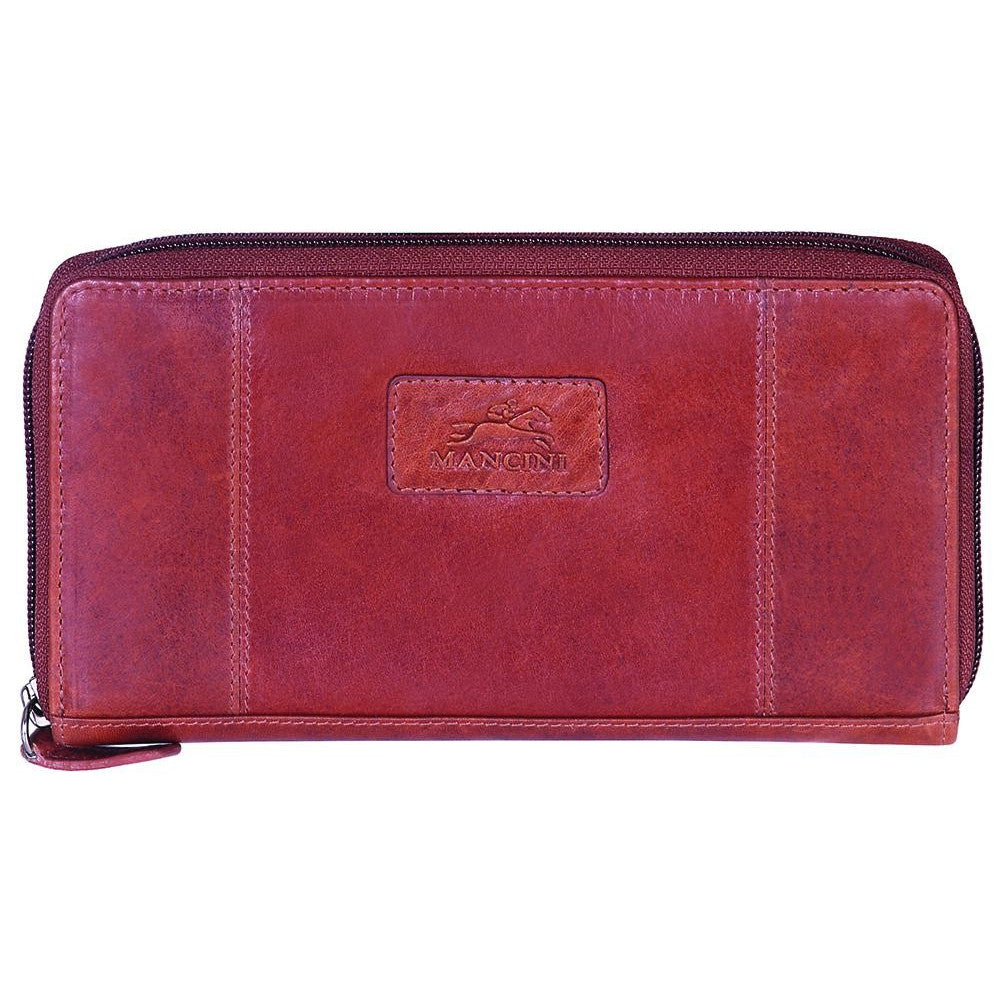 Mancini Casablanca Ladies' RFID Clutch Wallet Mancini