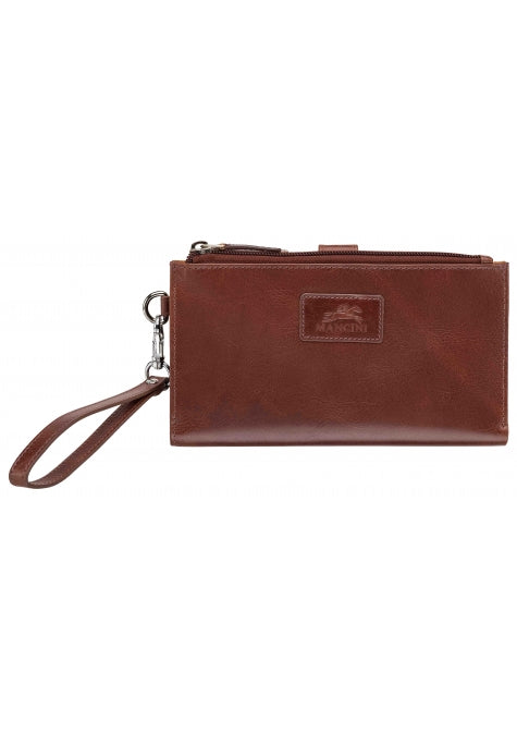 Mancini Casablanca Ladies' RFID Secure Cell Phone Wristlet Mancini