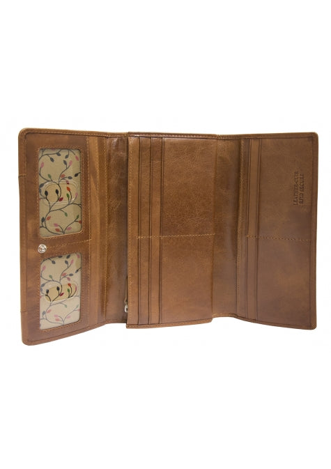 Mancini Casablanca Ladies' RFID Secure Trifold Wallet Mancini