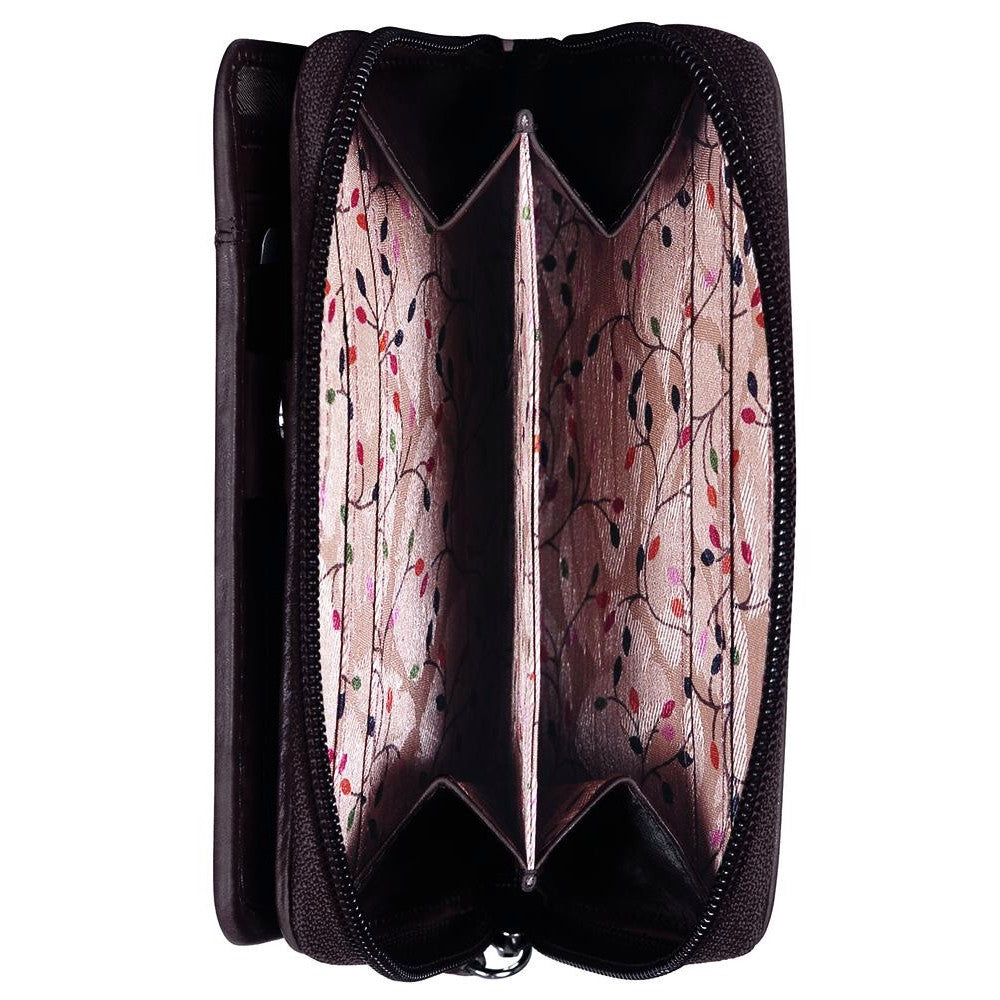 Mancini Casablanca Ladies' RFID Small Clutch Wallet Mancini