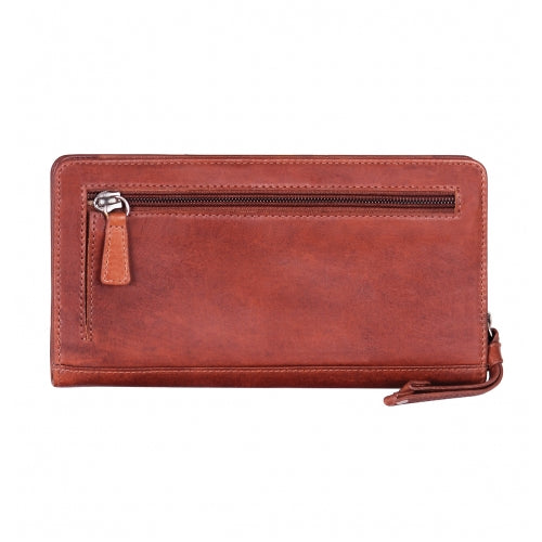 Mancini Casablanca Ladies' RFID Zippered Clutch Wallet Mancini