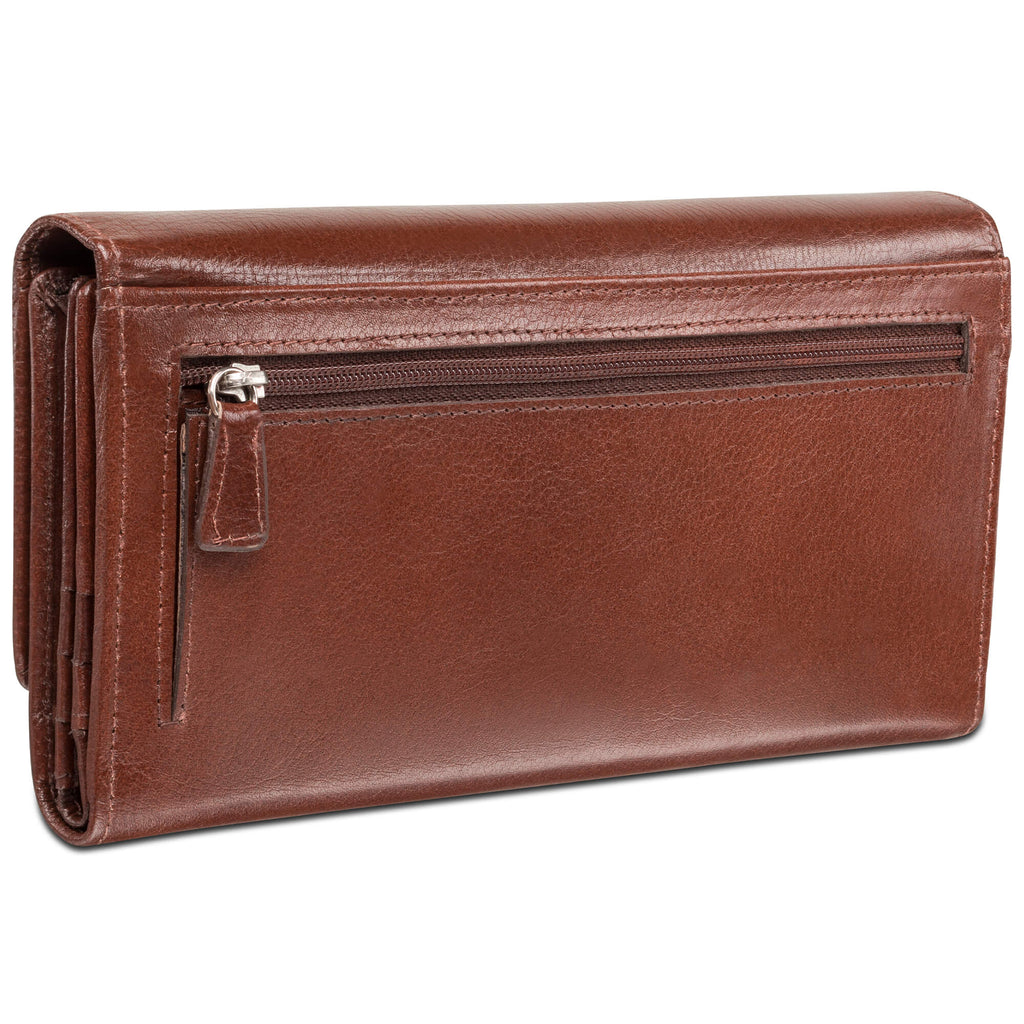 Mancini Ladies’ RFID Secure Trifold Wallet Mancini