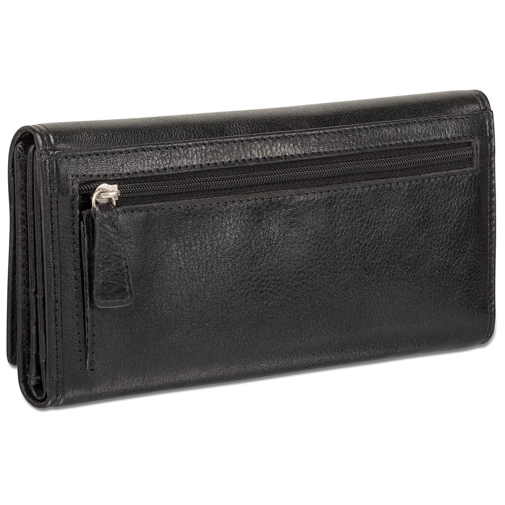 Mancini Ladies’ RFID Secure Trifold Wallet Mancini