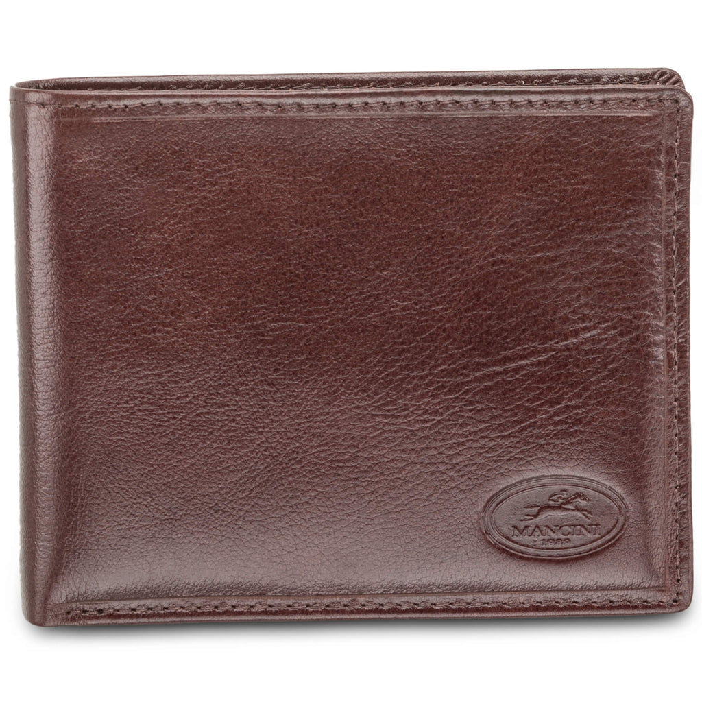 Mancini Men`s RFID Secure Billfold with Removable Passcase Mancini