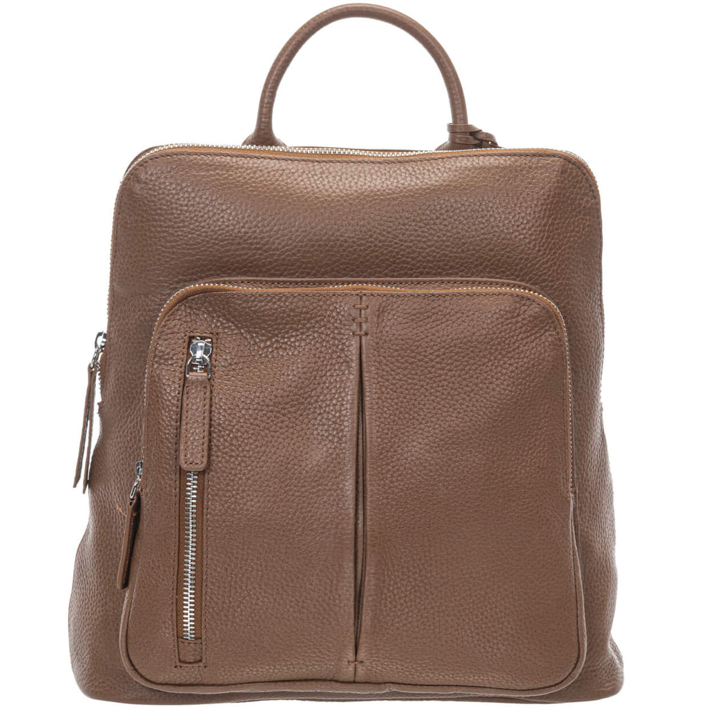 Mancini Pebbled Brigette Backpack Mancini