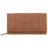 Mancini Pebbled Ladies’ RFID Medium Clutch Wallet Mancini