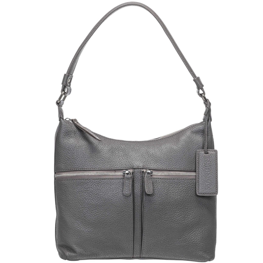 Mancini Pebbled Renne Shoulder Bag Mancini