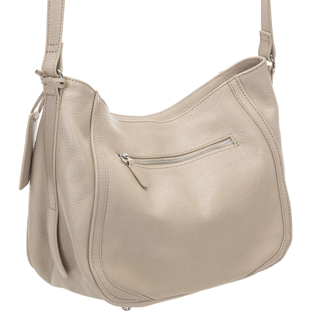 Mancini Pebbled Sophia Crossbody Bag Mancini