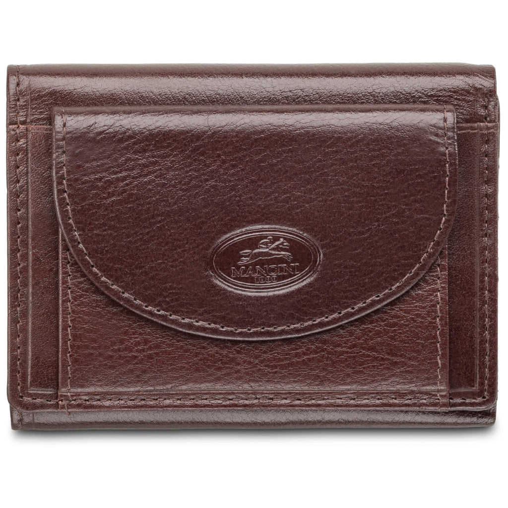 Mancini RFID Secure Trifold Wing Wallet Mancini