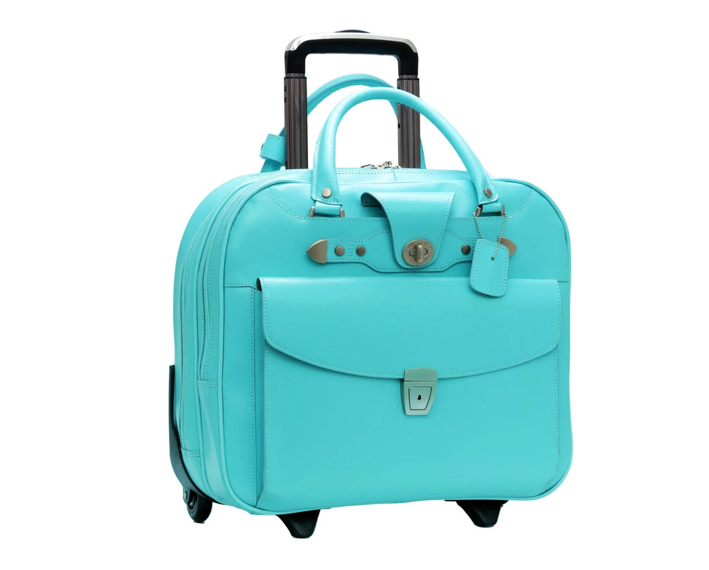 McKlein DENALI Leather Wheeled Ladies Laptop Case McKlein USA