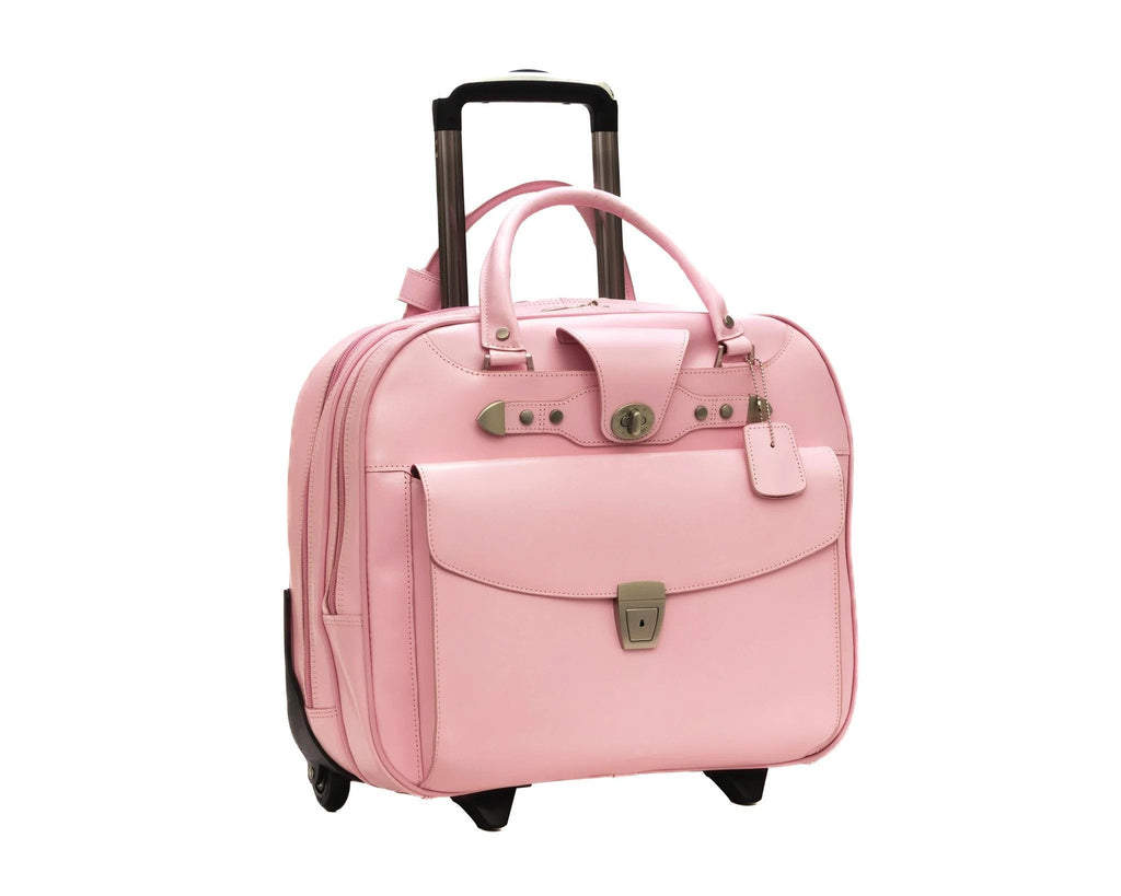 McKlein DENALI Leather Wheeled Ladies Laptop Case McKlein USA