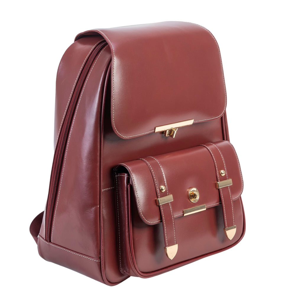 Mcklein MARYVILLE | 11" Leather Business Laptop Tablet Backpack McKlein USA