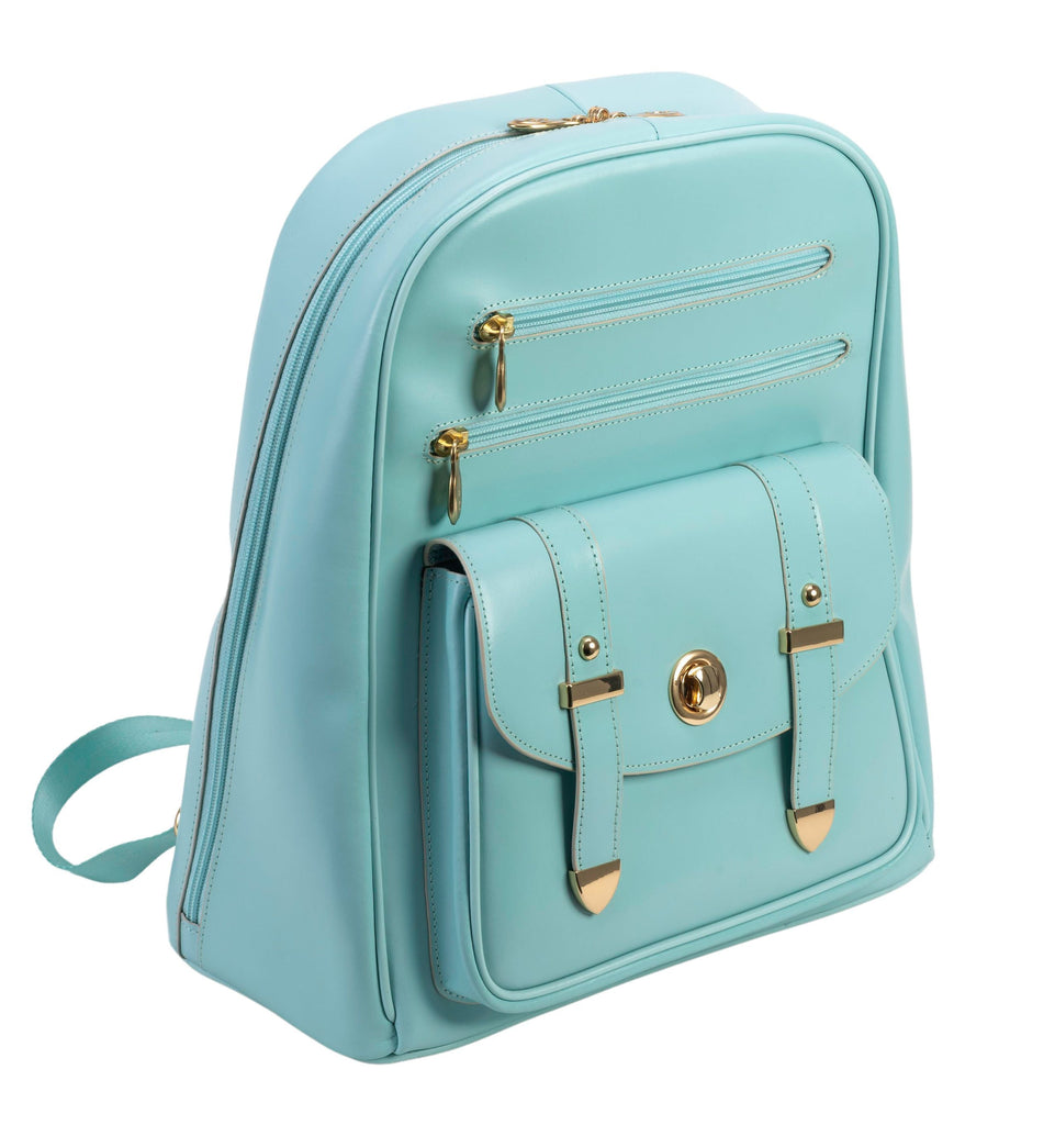 Mcklein ROBBINS | 11" Leather Business Laptop Tablet Backpack McKlein USA