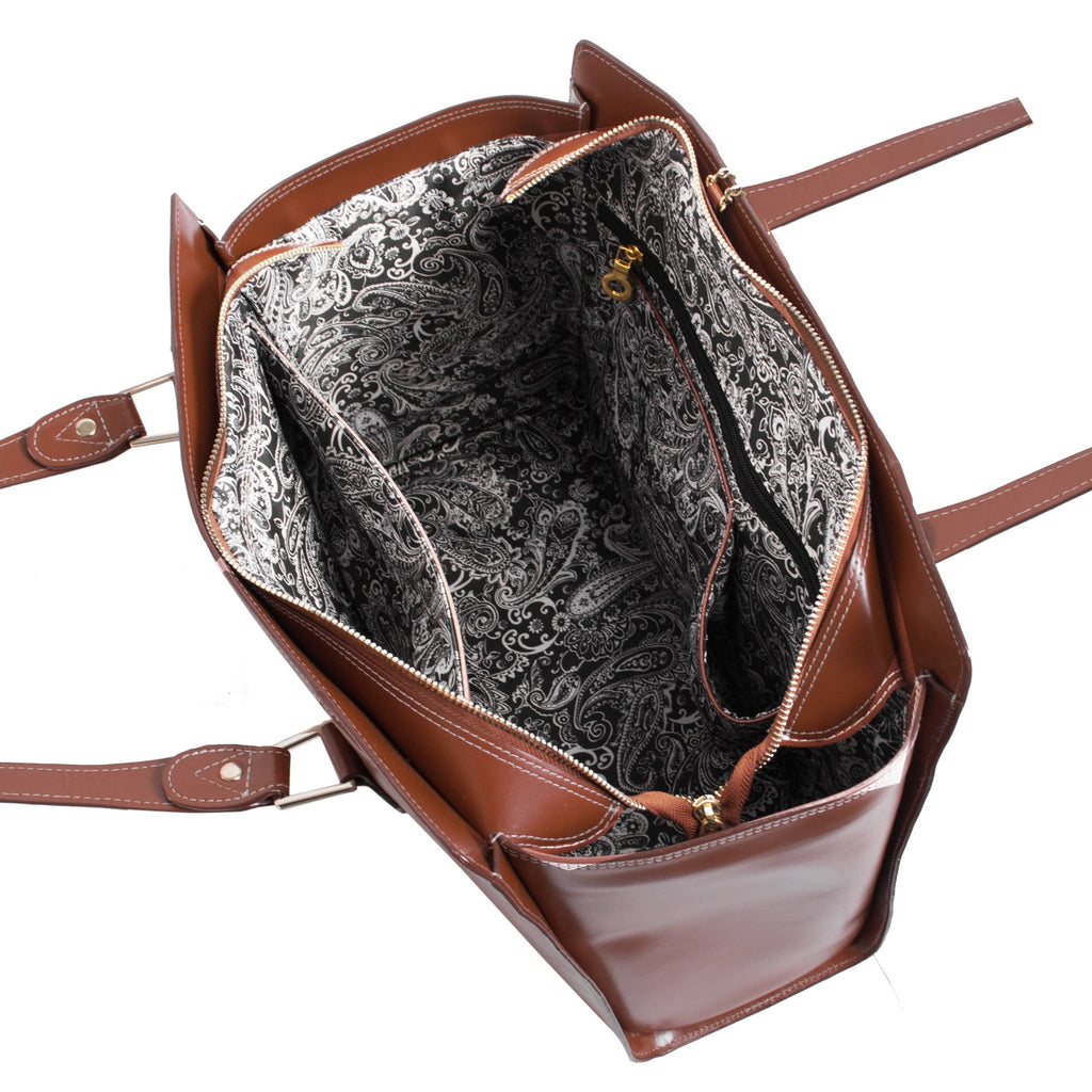 McKlein USA Aldora Leather Shoulder Tote Assorted Colors