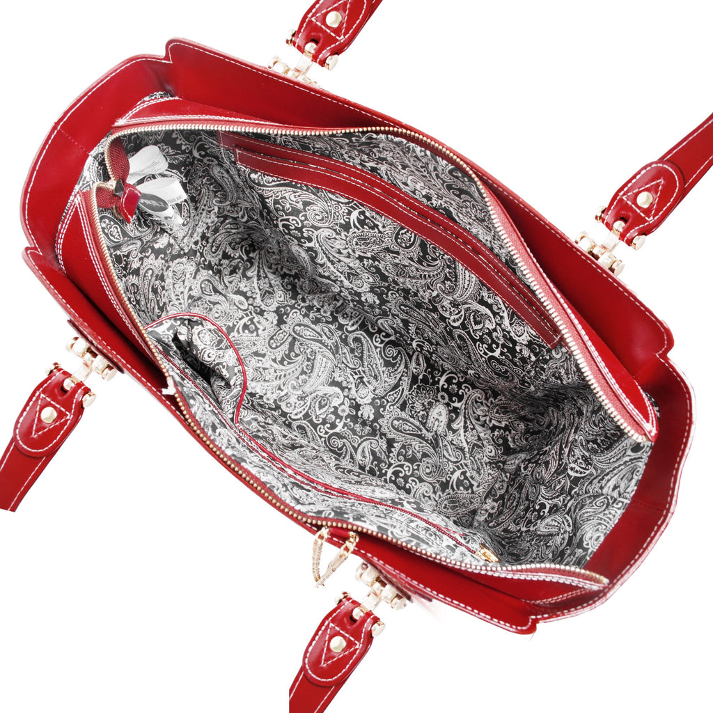 McKlein USA Alicia Leather Shoulder Tote Assorted Colors