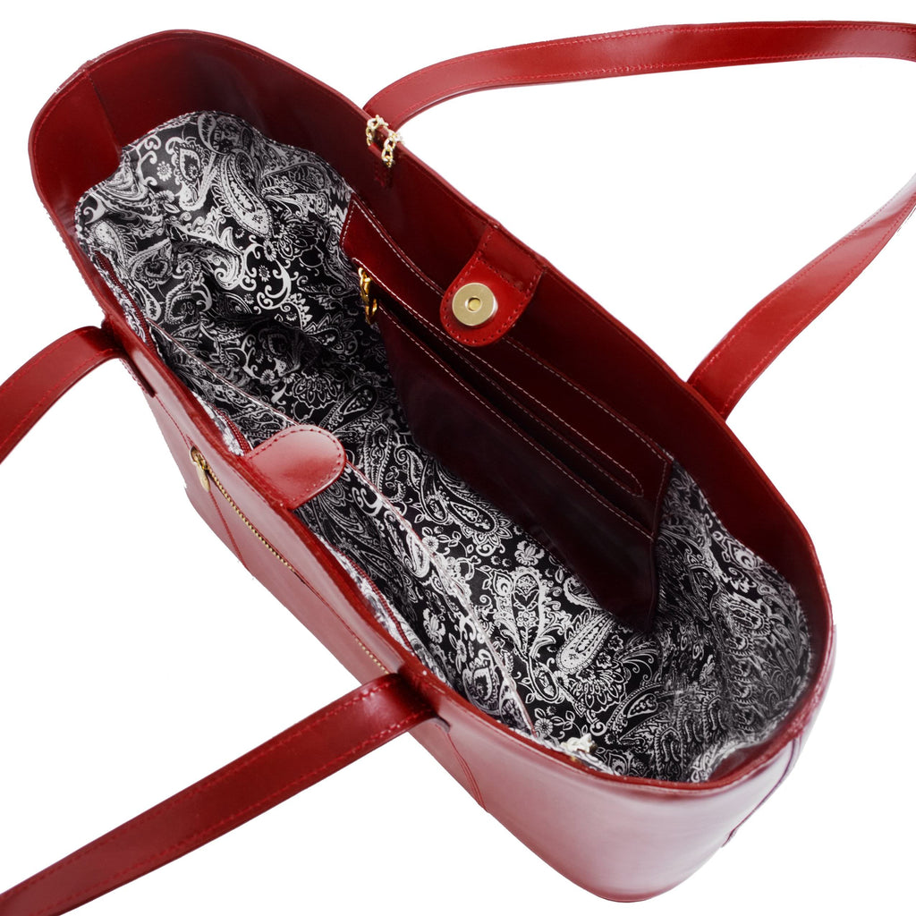 McKlein USA Alyson Leather Shoulder Tote Assorted Colors