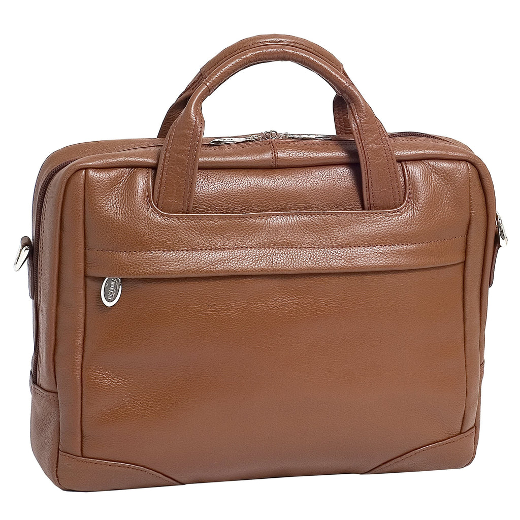 McKlein USA Bridgeport Leather Laptop Briefcase Assorted Colors