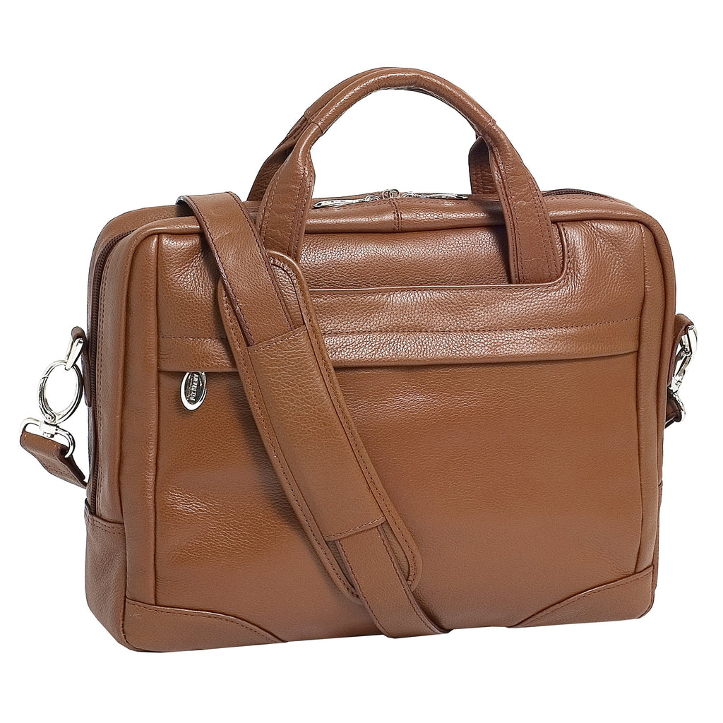 McKlein USA Bridgeport Leather Laptop Briefcase Assorted Colors