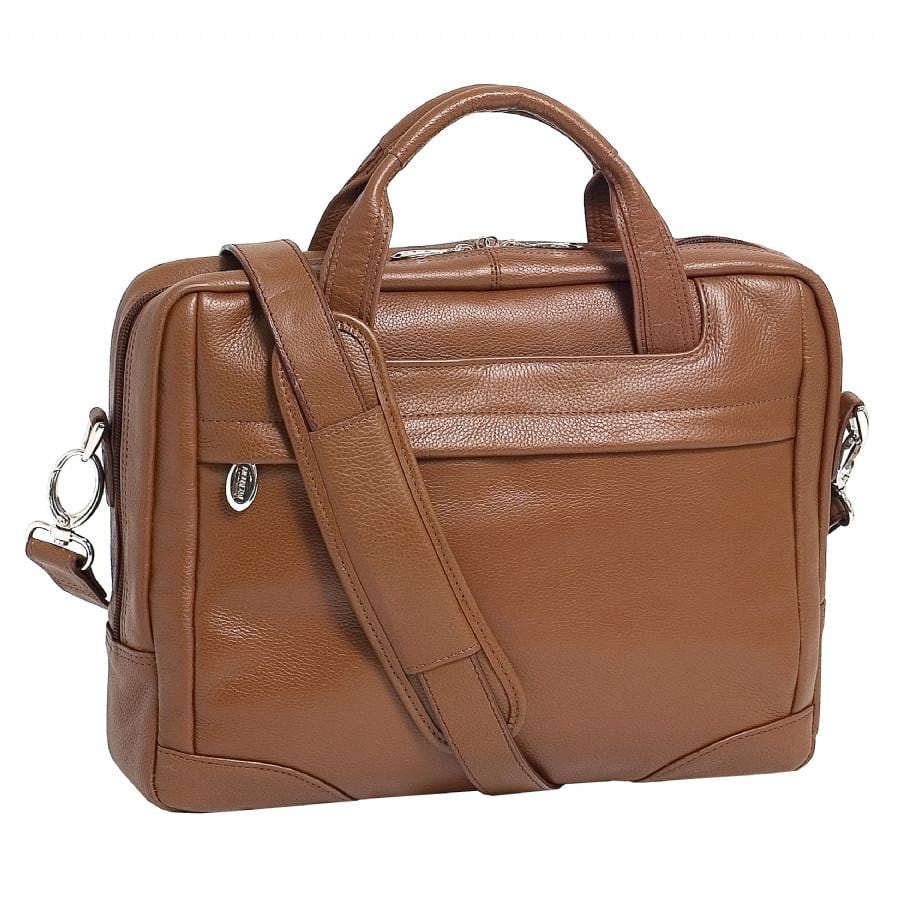 McKlein USA Bronzeville Leather Medium Laptop Briefcase Assorted Colors