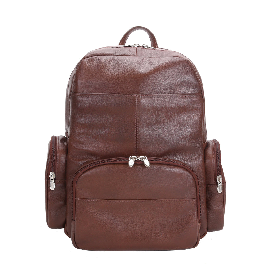 McKlein USA Cumberland 15" Leather Dual Compartment Laptop Backpack Assorted Colors McKlein USA