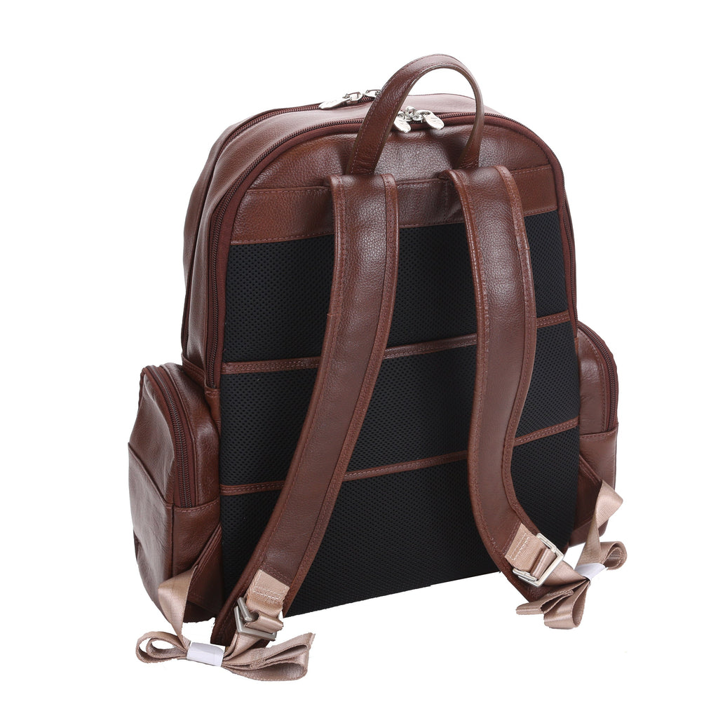 McKlein USA Cumberland 15" Leather Dual Compartment Laptop Backpack Assorted Colors McKlein USA