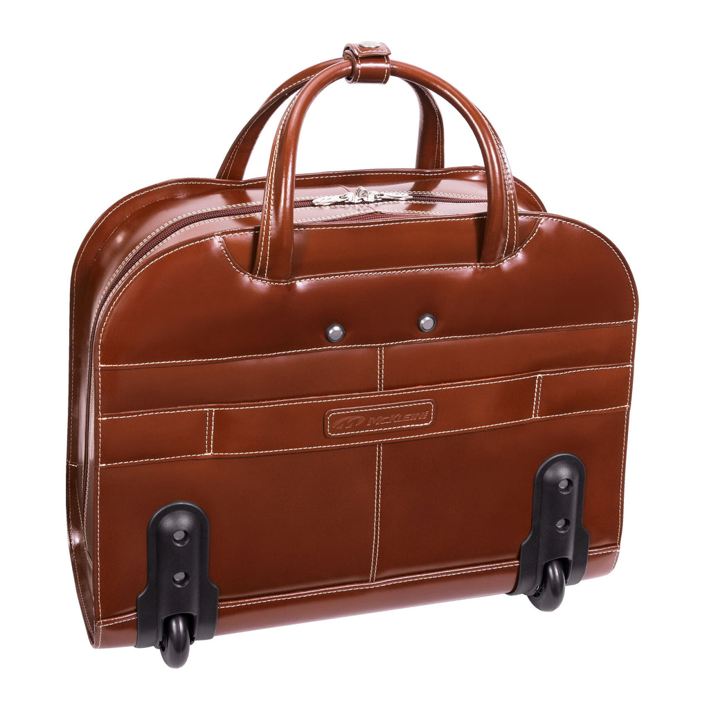 McKlein USA Davis 15.6" Leather Laptop Case Assorted Colors - LuggageDesigners