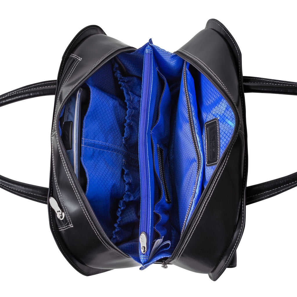 McKlein USA Davis 15.6" Leather Laptop Case Assorted Colors - LuggageDesigners