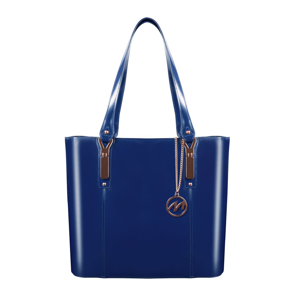 McKlein USA Savarna Leather Tote with Tablet Pocket Assorted Colors - LuggageDesigners