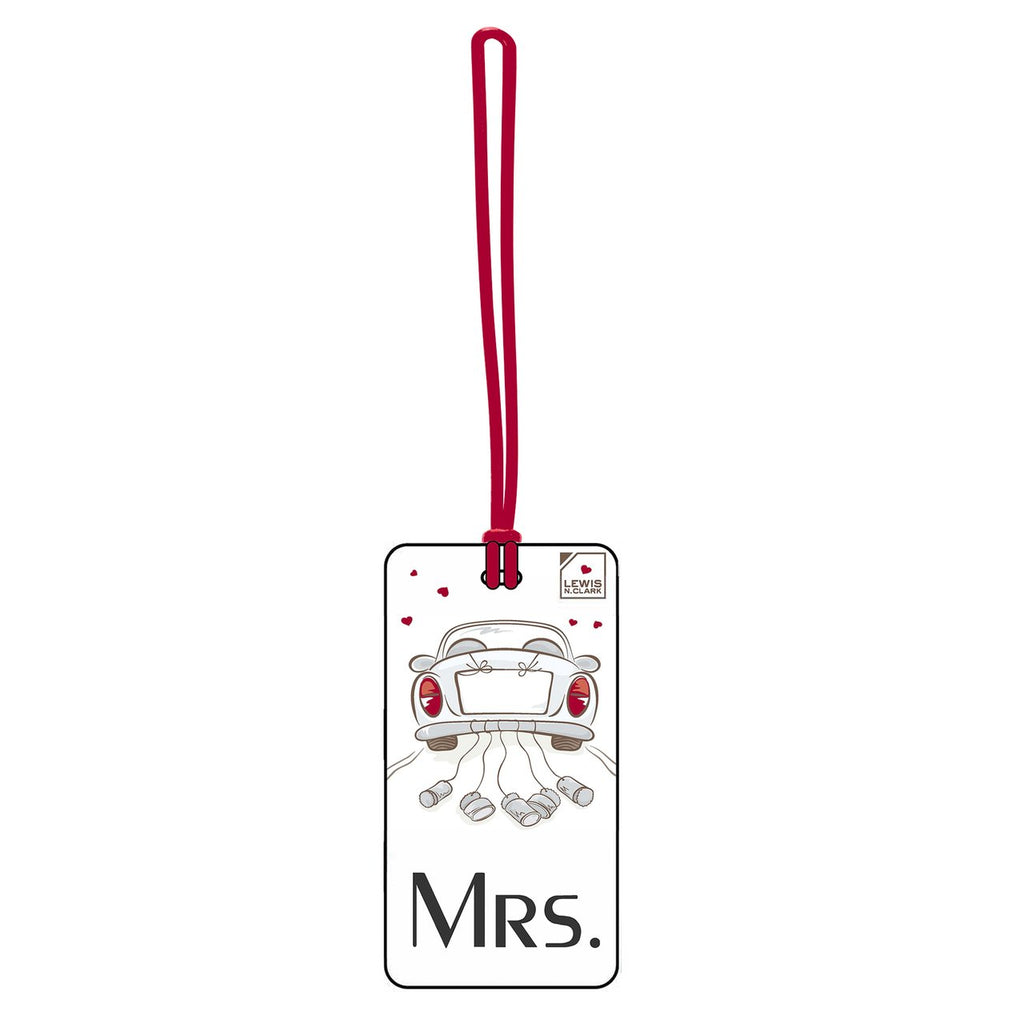 Mr. and Mrs. Marriage Luggage Tag set Lewis N Clark