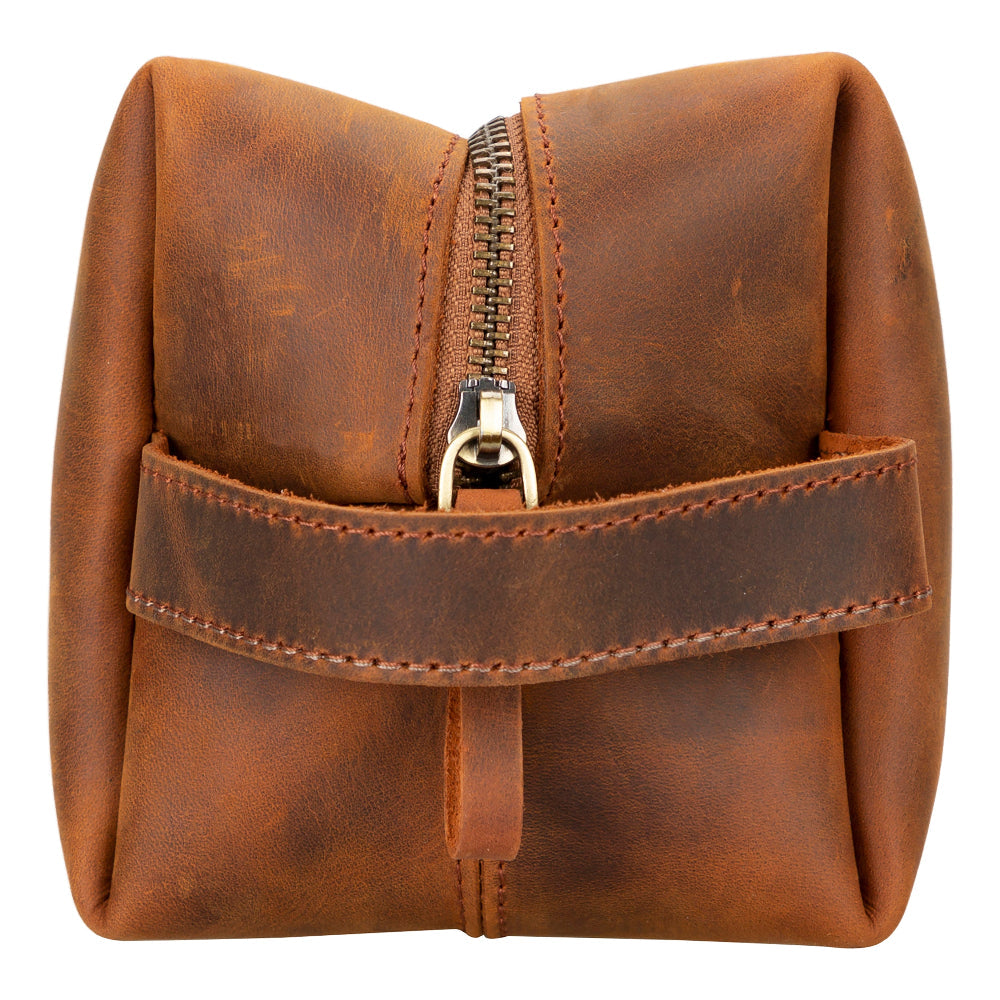 Eve Leather Dopp Kit, Large - LuggageDesigners