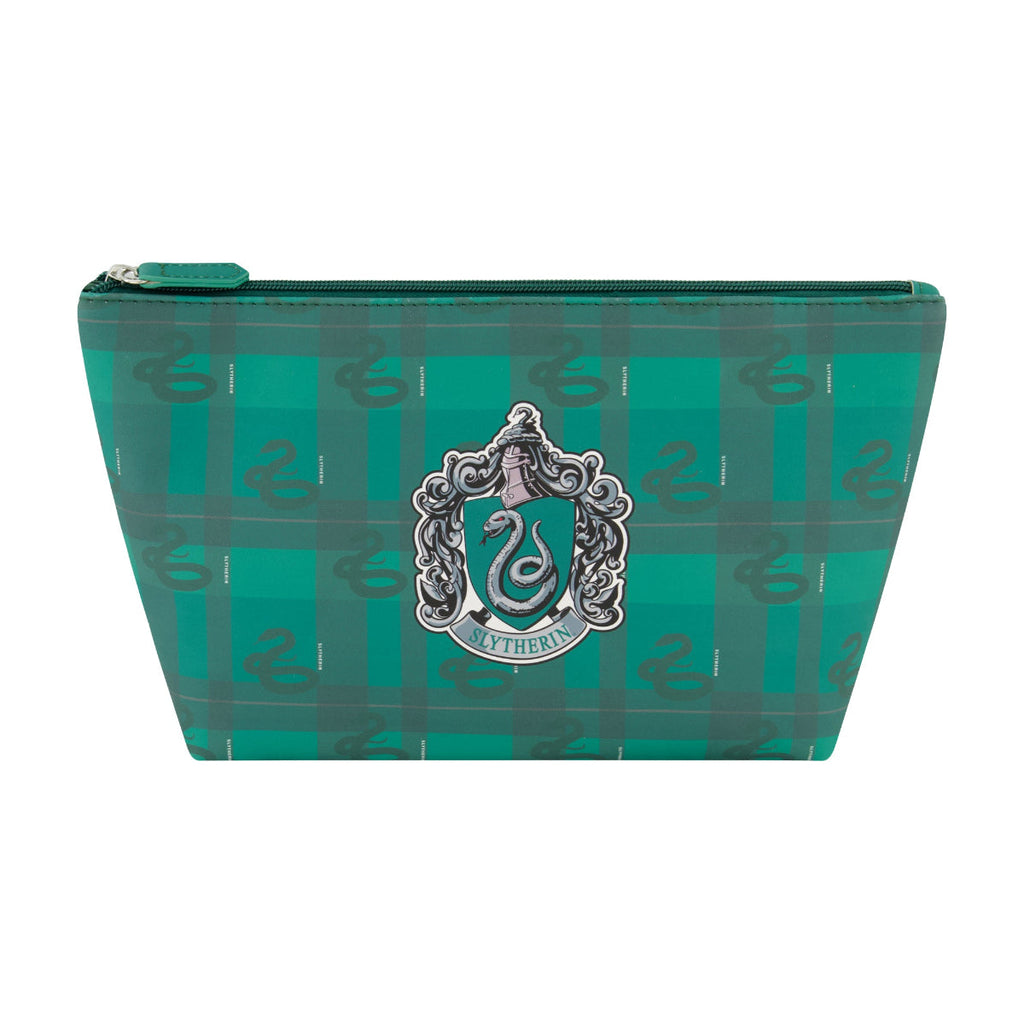Harry Potter Slytherin Green Plaid Cosmetic Bag Ful Luggage