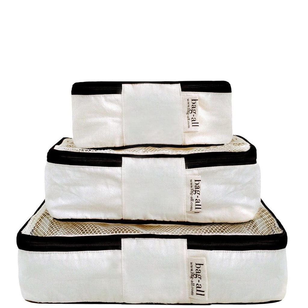 Best Packing Cubes, 3-pack Cream Bag-all