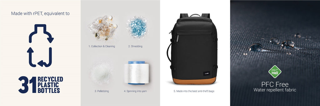 Pacsafe Go 44L Anti-Theft Carry On Backpack Pacsafe