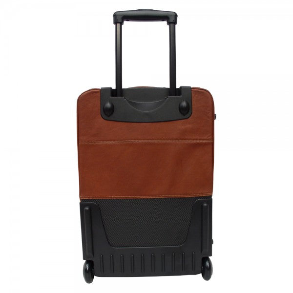 Piel Leather 22" Wheeled Traveler Case Assorted Colors Piel