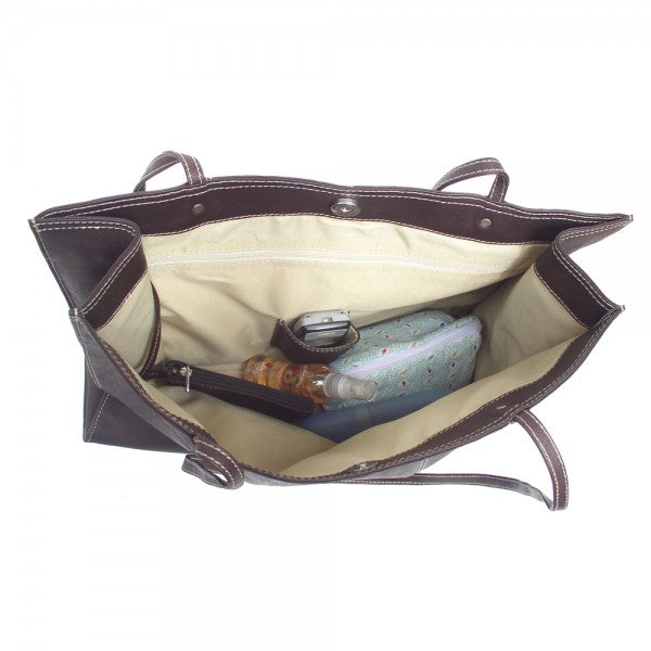 Piel Leather Carry All Market Bag Assorted Colors Piel