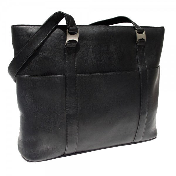 Piel Leather Computer Tote Bag Assorted Colors Piel