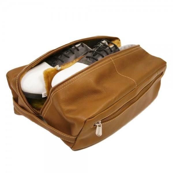 Piel Leather Deluxe Shoe Bag Assorted Colors Piel