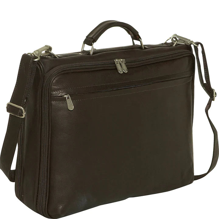 Piel Leather Double Executive Computer Bag Assorted Colors Piel