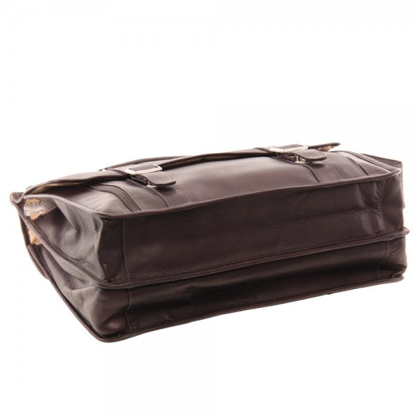 Piel Leather European Briefcase Piel