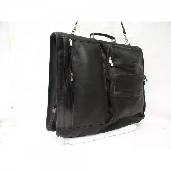 Piel Leather Executive Expandable Garment Bag Piel