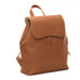 Piel Leather Flap Over Button Backpack Assorted Colors Piel