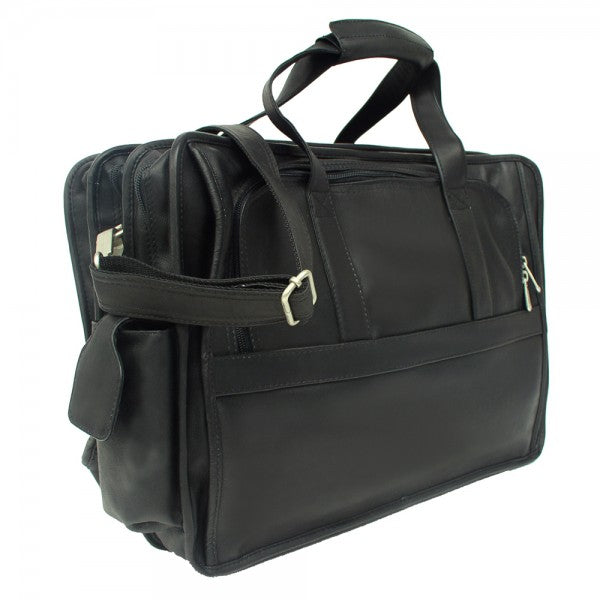 Piel Leather Half Moon Computer Portfolio Assorted Colors Piel